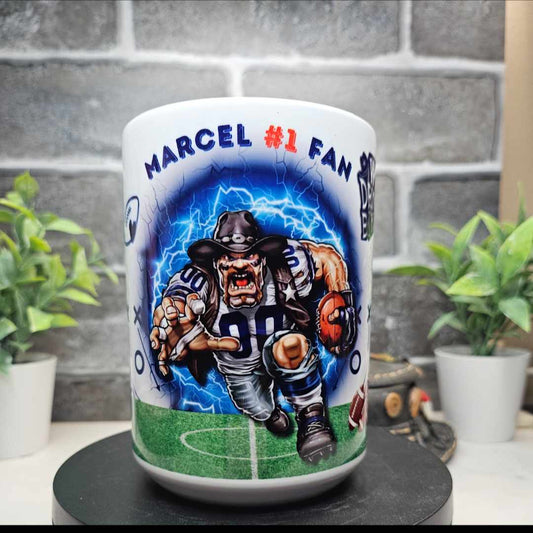 COWBOYS #1 FAN MUG (Personalized) 15oz