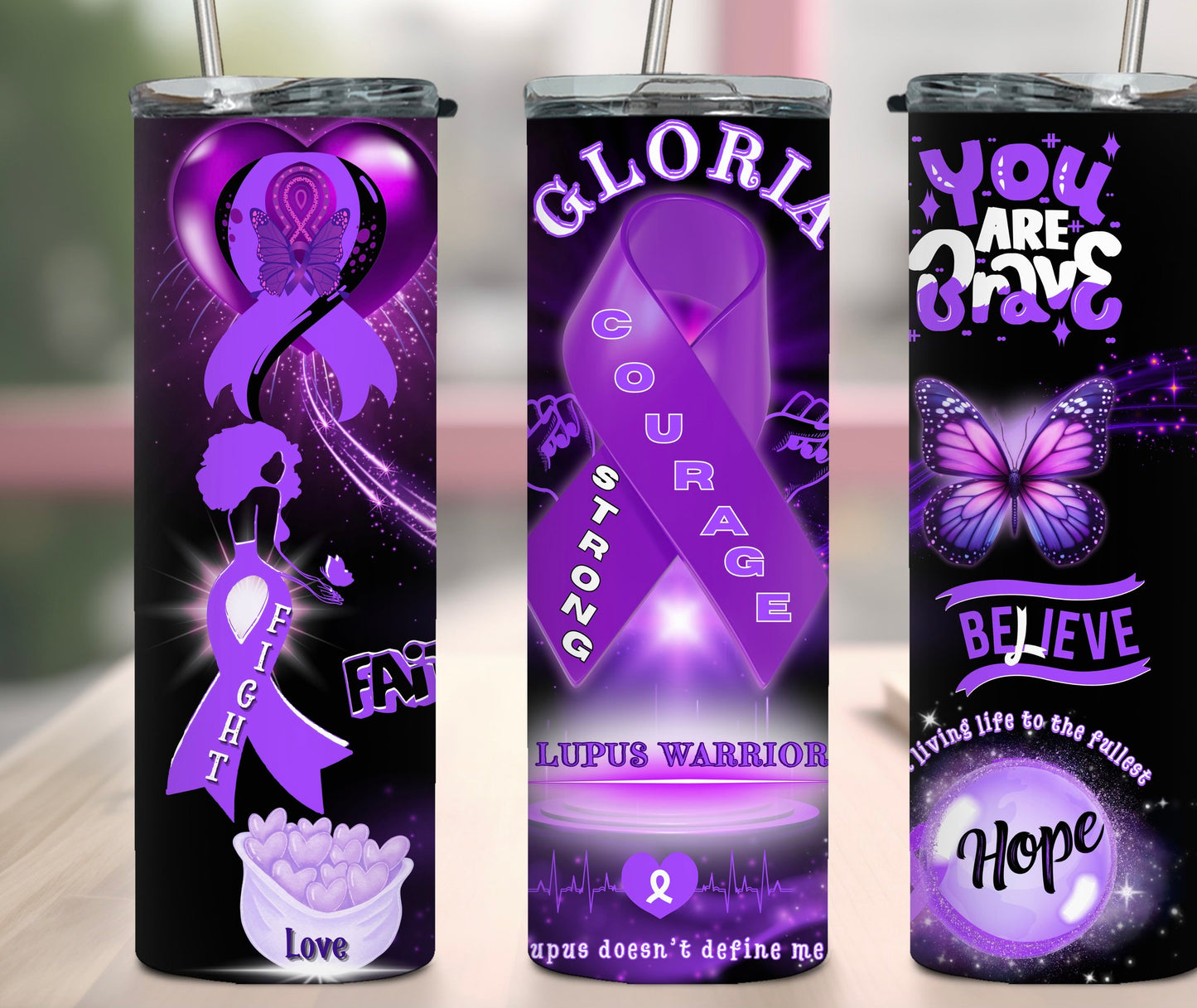 LUPUS AWARENESS (Personalized) 20oz Tumbler