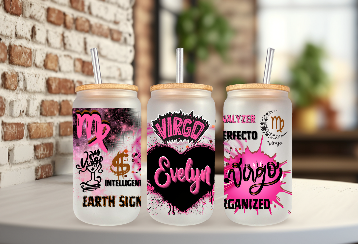 VIRGO GLASS (Personalized) 18OZ