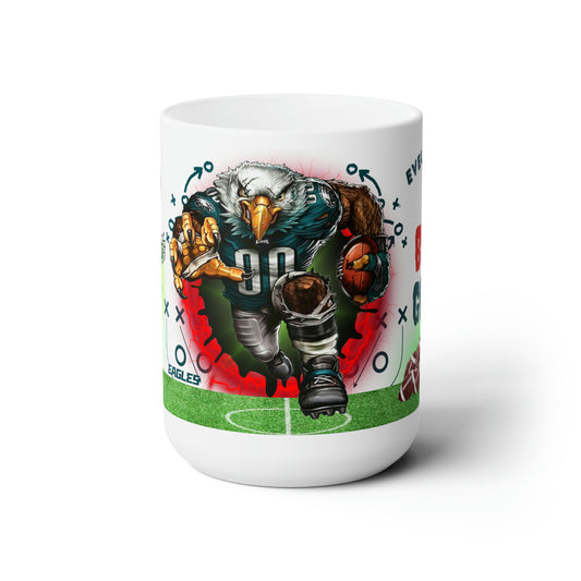 EAGLES #1 FAN MUGs (2 versions)  (Personalized) 15oz