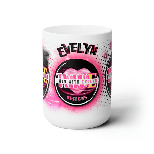 LOGO/QR CODE/CUSTOM DESIGN PERSONALIZED MUG 15oz CERAMIC