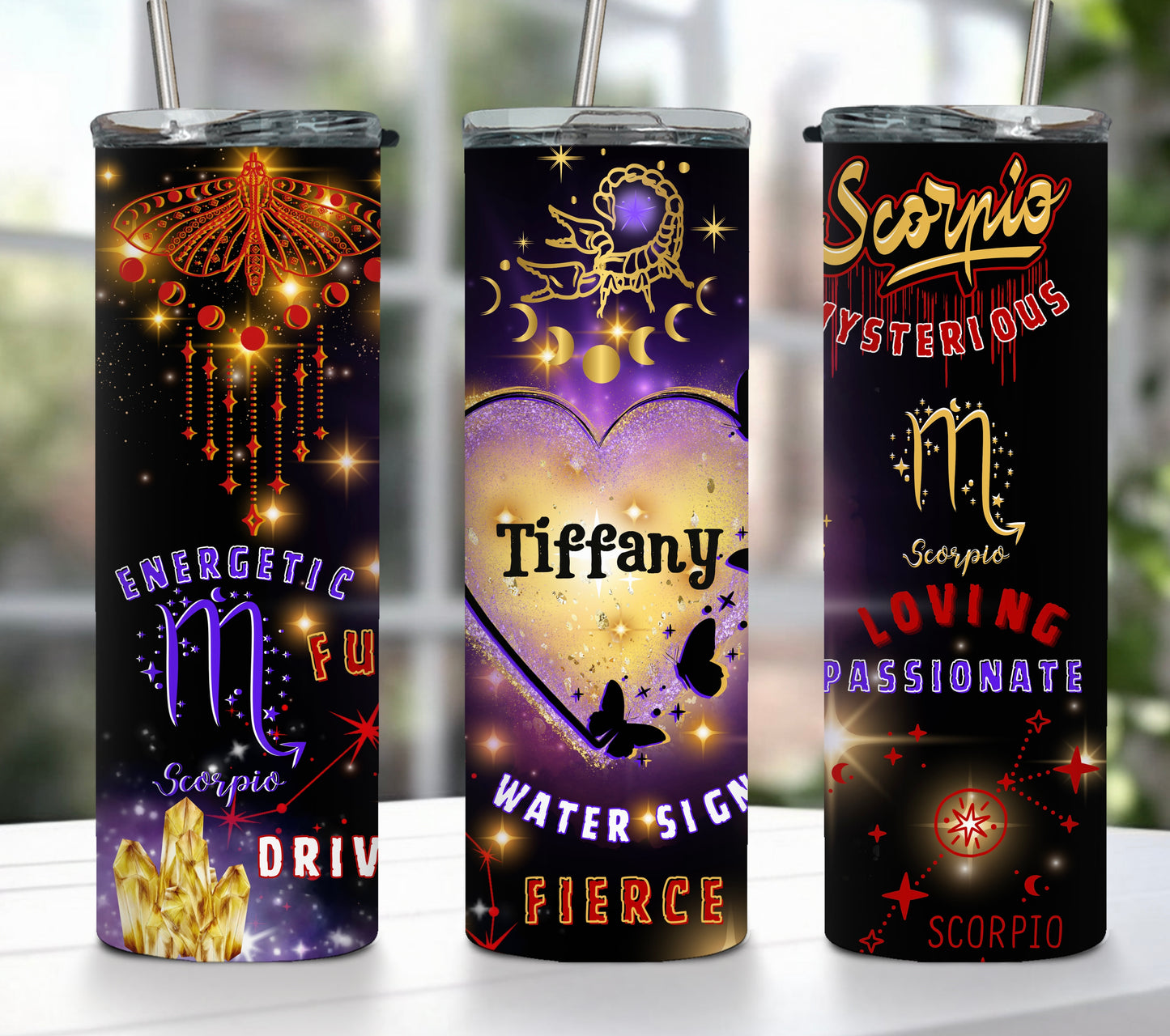 SCORPIO ZODIAC (Personalized) 20oz Tumbler