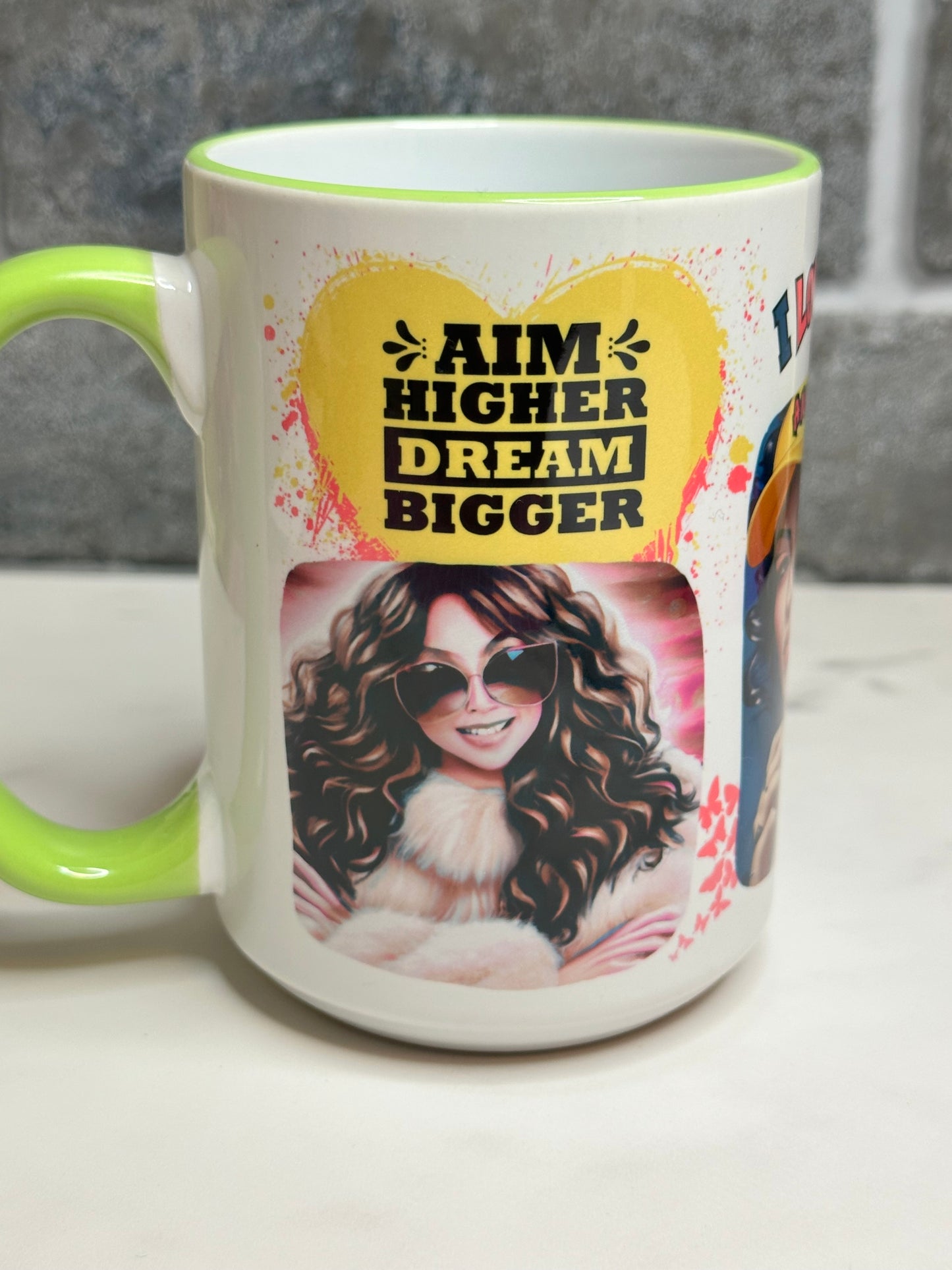 LOVE DOING ME (Personalized) 15 ounce ceramic mug