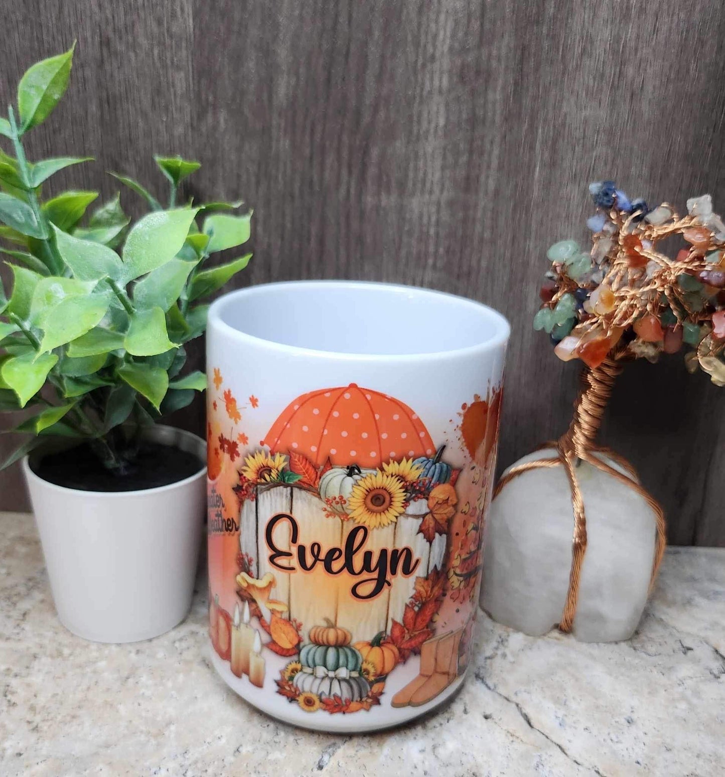 FALL SWEATER WEATHER MUG (Personalized ) 15oz