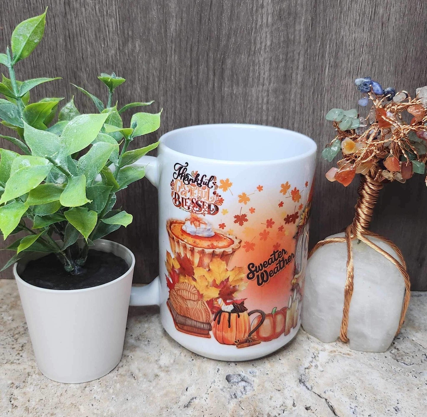 FALL SWEATER WEATHER MUG (Personalized ) 15oz