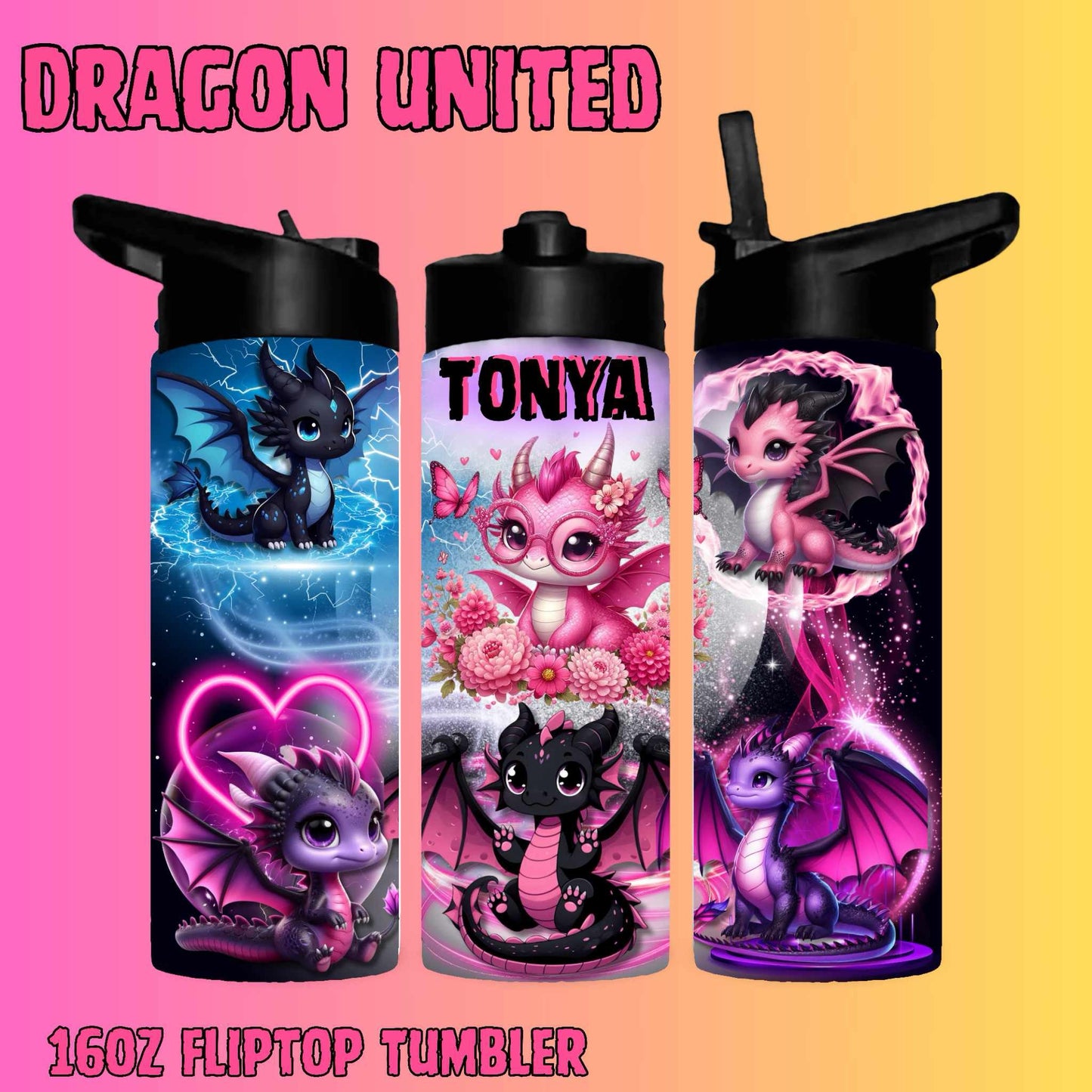 DRAGONS UNITED (Personalized) 16oz/20oz Tumbler