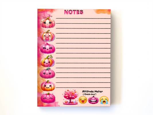 UNIQUE NOTEPADS & PEN SET (5.5 X 8.5) (50 Sheets)