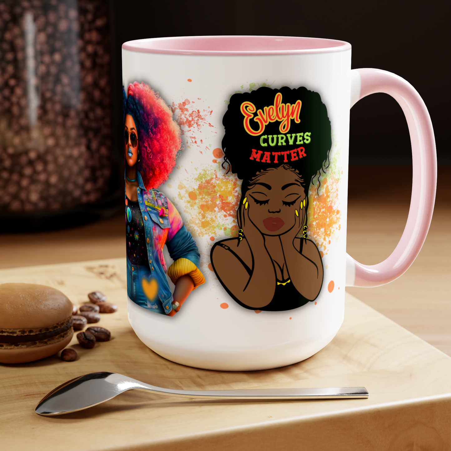 THICK GRIL MAGIC MUG (Personalized) 15oz