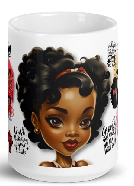 BETTY BOOP (BLACK) MUG   (personalized 0 15oz