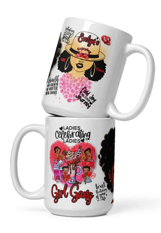 BETTY BOOP (BLACK) MUG   (personalized 0 15oz